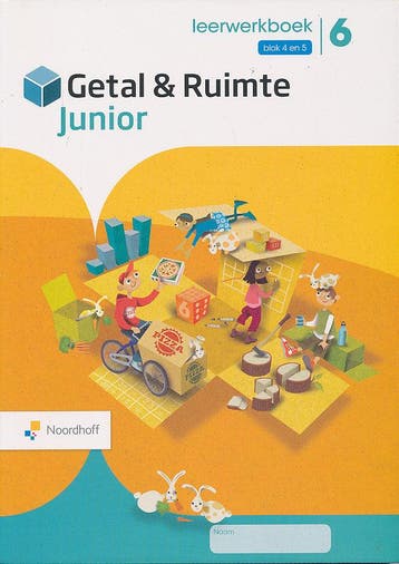 Getal en Ruimte Junior leerwerkboek blok 4 en 5 groep 6 (per, Verzenden, Nieuw