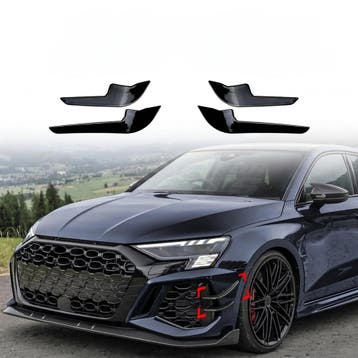 Front Bumper Canards Voor Audi RS3 8Y (Sedan & Sportback), Ophalen of Verzenden, Nieuw