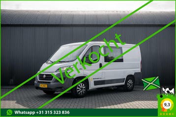 Fiat Ducato L1H1 | Financial Lease voor 253 p/mnd, Euro 5, Stof, Gebruikt, Zwart