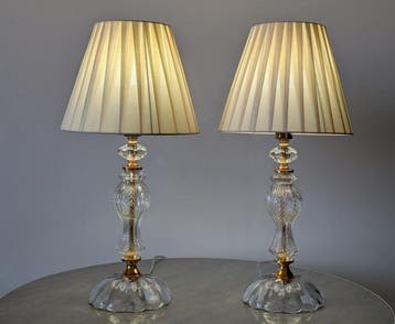 ARTELIGHT - Lamp (2) - Kristal - glas - messing -
