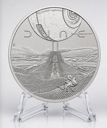 Tuvalu. 1 Dollar 2026 – Dune – 1 oz Silver Coin – Ag .9999 –