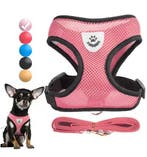 Honden- en Kattenharnas Verstelbaar – Ademend Vest + Riem, Verzenden, Nieuw