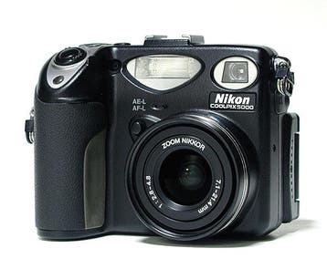 Nikon Coolpix E5000 Digitale Compact Camera - Zwart, Verzenden, Zo goed als nieuw