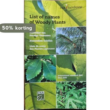List of names of woody plants - M.H.A. Hoffman 9789081516938, Boeken, Verzenden, Gelezen, M.H.A. Hoffman