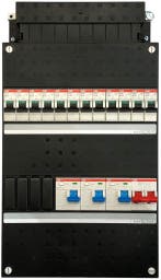 ABB groepenkast 12 groepen 1-fase, Doe-het-zelf en Verbouw, Elektra en Kabels, Nieuw