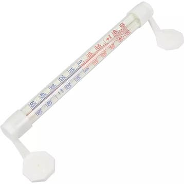 Benson Buitenthermometer met zuignap - Wit - 21 cm - Temp..., Ophalen of Verzenden, Nieuw