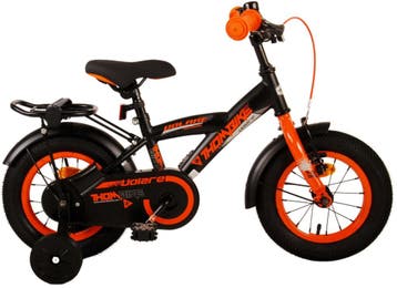 Volare Thombike Kinderfiets - Jongens - 12 inch - Zwart Oran, Fietsen en Brommers, Fietsen | Kinderfietsjes, Overige merken, Zijwieltjes