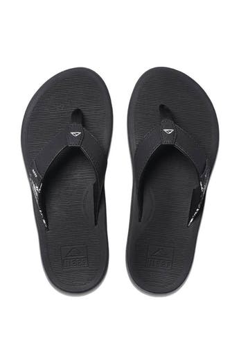Reef Slippers Santa Ana CJ3624 Zwart / Wit-42.5, Verzenden, Nieuw, Zwart