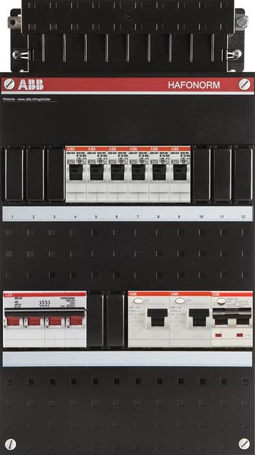 ABB Hafonorm PV-Groepenkast | HS 40A - 6 groepen - 2 x ALS, Ophalen of Verzenden, Nieuw, Groepenkast