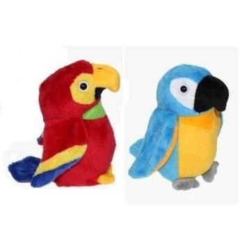 Set van 2 ara papegaai knuffels - pluche - 15 cm, Verzenden, Nieuw