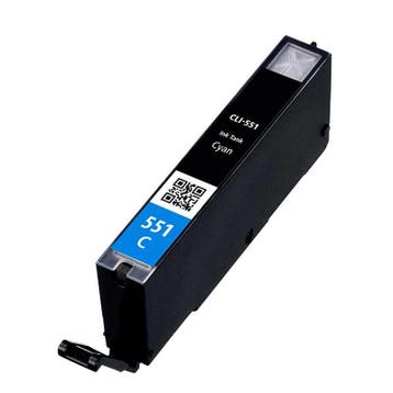 Huis-Merk  CANON  CLI-551 XL Cyan 14ml + Chip 247Print, Verzenden, Nieuw, Canon