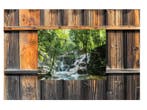 Customize-it - Waterval tredes 70x50cm Tuinschilderij, Tuin en Terras, Nieuw