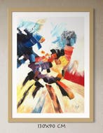 Sam Burnet (1969) - Apparition 2 XXL Huile sur toile
