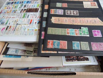 Frankrijk - Verzameling postzegels - FDC - Maxi-kaarten en, Gestempeld