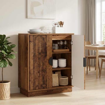 vidaXL Dressoir VENRAY Oud hout 66 x 33 x 77,5 cm Bewerkt, Verzenden, Nieuw, 50 tot 100 cm, 25 tot 50 cm