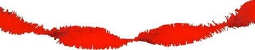 Rode Crepe Papier Slinger Rood 6 meter, Ophalen of Verzenden, Nieuw