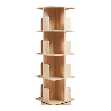 Kinderboekenkast Talöpintaa draaibaar 129x40x40 cm eikenkleu, Verzenden, Nieuw