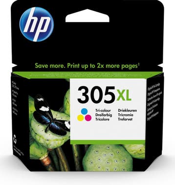HP 305XL High Yield Tri-color Original Ink Cartridge - Drie, Computers en Software, Printers, Verzenden, Nieuw
