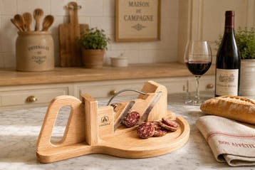 LAGUIOLE Laguiole – Affettatrice Manuale per Salame in Legno