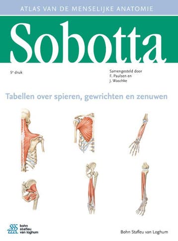 Sobotta Tabellen over spieren, gewrichten en, 9789036821391, Verzenden, Zo goed als nieuw, HBO
