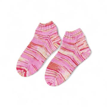 Handgemaakte Enkel Sokken – Soft Waves Collection (nieuw!), Kleding | Dames, Sokken en Kousen, Ophalen of Verzenden, Nieuw, Roze