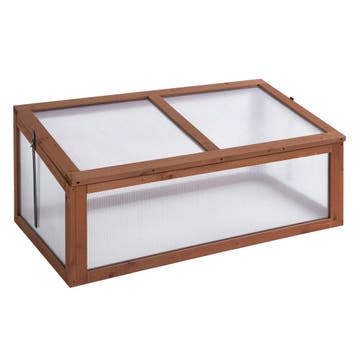 TRUUSK Koud Frame Hout 100 x 65 x 40 cm - Mini Kas met Dekse, Verzenden
