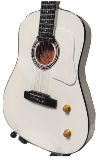 Miniatuur replica semi akoestische gitaar - Paco de Lucia, Verzamelen, Muziek, Artiesten en Beroemdheden, Ophalen of Verzenden