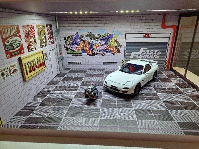 SD-modelcartuning 1:18 - Modelauto - Fast&Furious Car, Hobby en Vrije tijd, Modelauto's | 1:5 tot 1:12