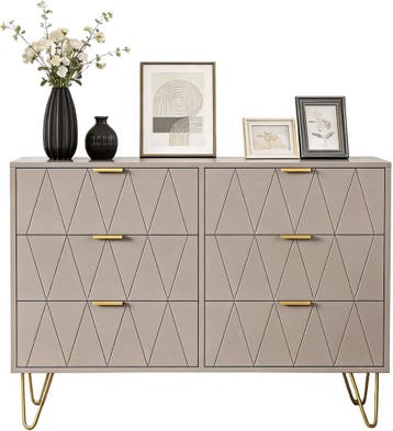Commode - Dressoir - Ladekast - 100x34x73 cm - Moka - UEV, Verzenden, Zo goed als nieuw