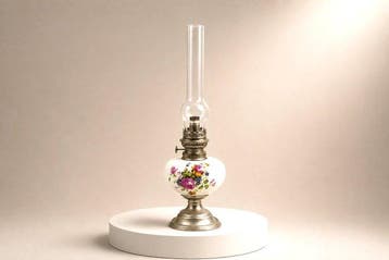 Gaudard - Petroleumlamp - Porselein