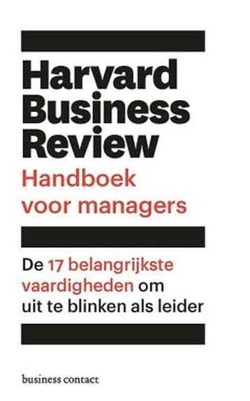 9789047011125 Harvard Business Review handboek voor managers, Verzenden, Zo goed als nieuw, Harvard Business Review