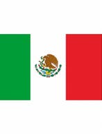 Mexicaanse vlag 90x150cm, Ophalen of Verzenden, Nieuw