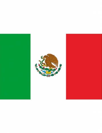 Mexicaanse vlag 90x150cm, Ophalen of Verzenden, Nieuw