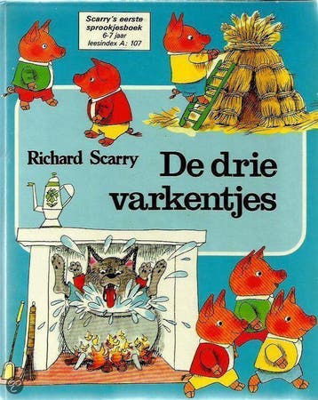 Drie varkentjes - Scarry, Boeken, Kinderboeken | Jeugd | onder 10 jaar, Verzenden, Gelezen