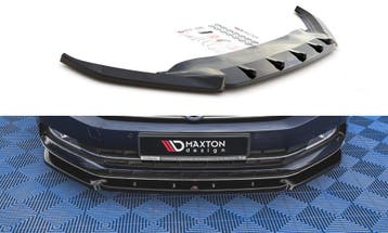 Voorspoiler V.2 VW Passat B8 Glans Zwart, Ophalen of Verzenden, Nieuw