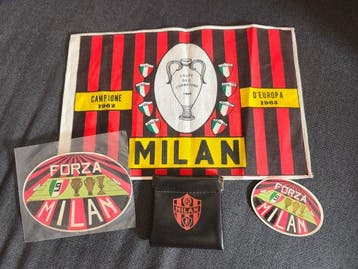 AC Milan - 1960 - Vlag/wimpel, Nieuw