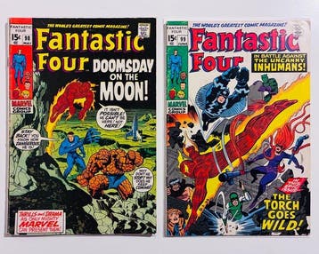 Fantastic Four #98 #99 - Inhumans / Kree Sentry appearance -, Nieuw
