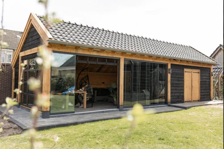 ACTIE! Drentse kapschuur met schuur 900X400CM, Tuin en Terras, Overkappingen, Overige typen, Nieuw, Ophalen of Verzenden