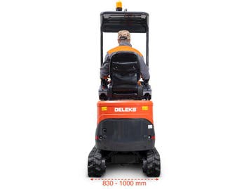 DELEKS® S120 PROFI Mini-Graafmachine Minigraver 1.2t KUBOTA, Ophalen of Verzenden, Graafmachine