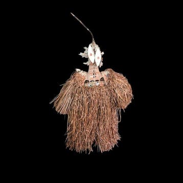 Ceremoniële Jipae lichaamsmasker - Asmat-volk (lengte 188, Antiek en Kunst, Kunst | Niet-Westerse kunst