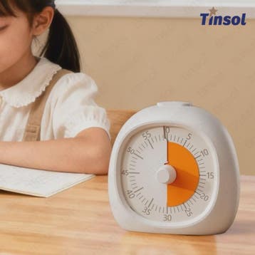Visuele Timer 60 Minuten - Stille Tijdmanagement Hulp voor K, Sport en Fitness, Verzenden, Nieuw
