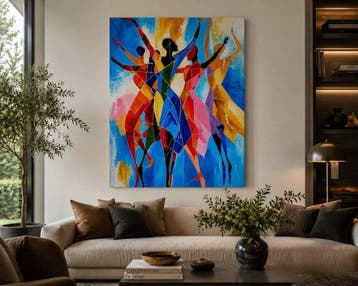 Kiri Aguilera (1982) XL 120 x 90 cm - Bailarinas, Antiek en Kunst, Kunst | Schilderijen | Modern