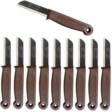 Solingen Schilmesje – RVS Glad – 16 cm met Blade Cover, Ophalen of Verzenden, Nieuw, Rvs of Chroom