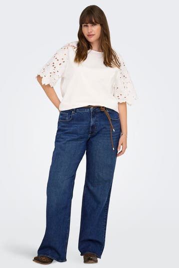 ONLY wide jeans Juicy Maat:, Kleding | Dames, Spijkerbroeken en Jeans, Verzenden, Nieuw, Overige kleuren