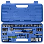 Benson 52-delige doppendoos - Inclusief adapters en ratel..., Doe-het-zelf en Verbouw, Ophalen of Verzenden, Nieuw