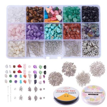 Starters pakket sieraden- oorbellen maken edelstenen B, Ophalen of Verzenden, Nieuw, Kraal