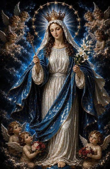 Yamila - La Virgen María y los Ángeles