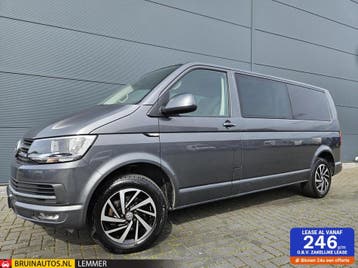Zakelijke lease - Volkswagen Transporter 2.0 TDI L2H1 DC LM, Gebruikt, Euro 6, Handgeschakeld, Regensensor