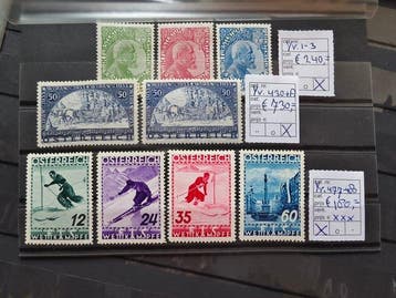 Oostenrijk - (14-8-2077) Postzegels Oostenrijk één lot,, Gestempeld