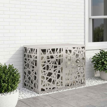 vidaXL Airconditioner hoes zilver 100 x 50 x 70 cm Roestvrij, Verzenden, Nieuw